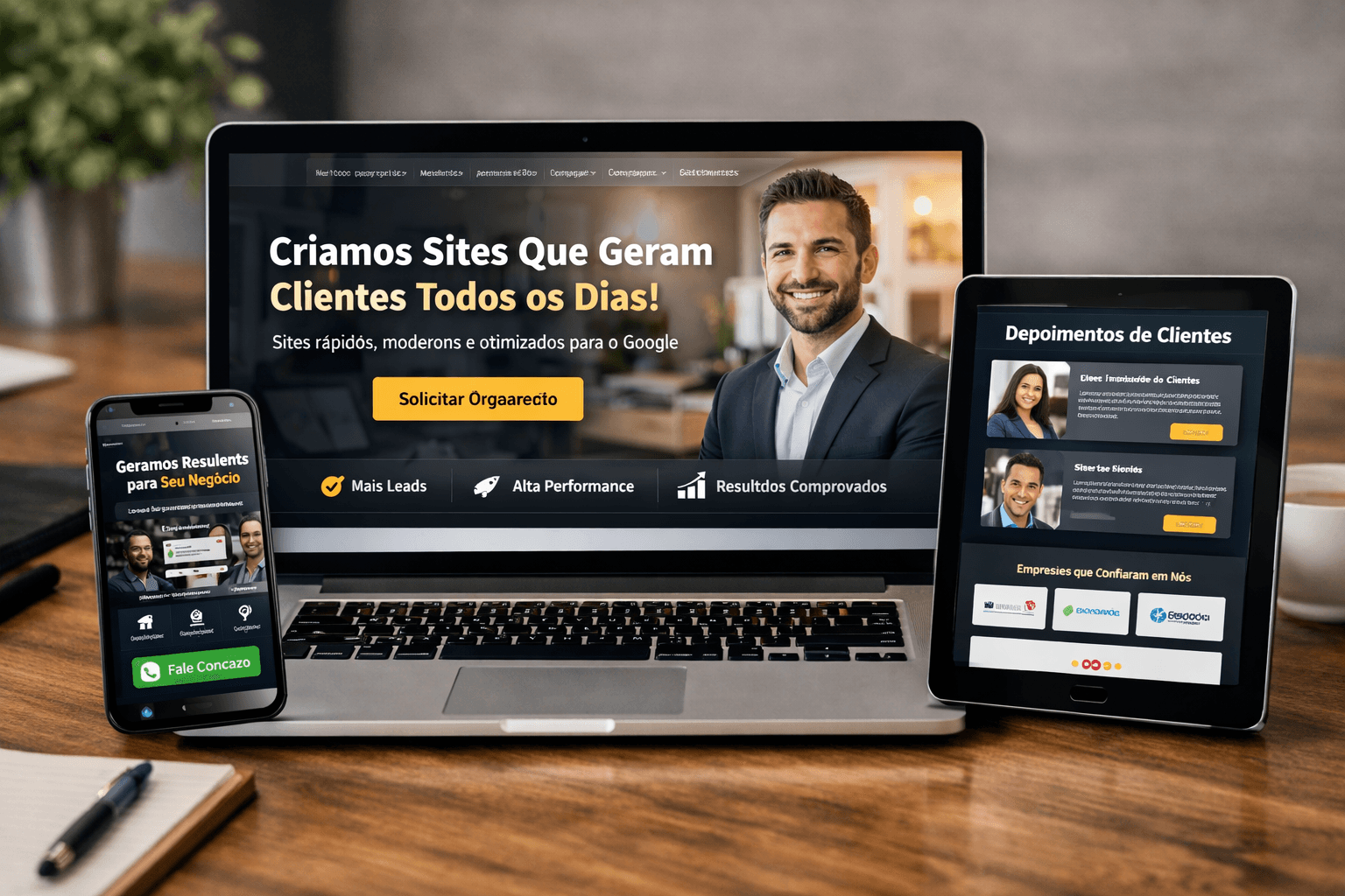 Landing page exemplo